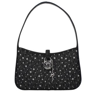 Michael Kors Lyra Damess Handtas Stof Zwart