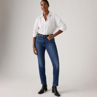 Levi's 724 High Rise Straight Jeans - Womens - 23X30 - Blue