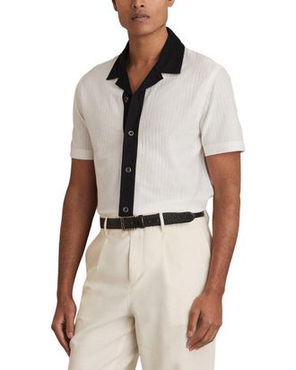 Reiss Aster Textured Color Shirt