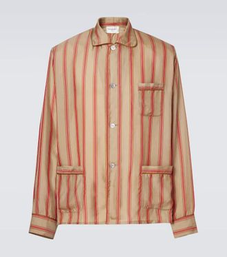 Saint Laurent Striped twill shirt