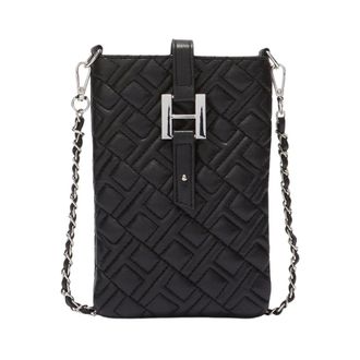 Silvian Heach Mini Borsa Trapuntata con Fibbia e Tracolla a Catena - - Bags - Donna - Nero - ONE SIZE
