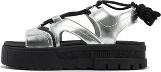 Puma (WMNS) PUMA Cilia Wedge Sandals Silver 399502-01