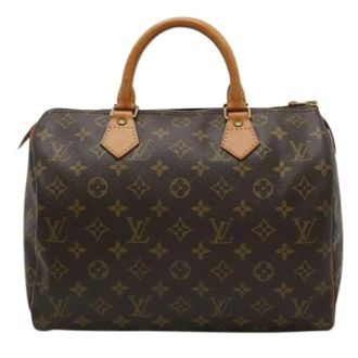 Louis Vuitton Pre-owned Handbags, female, Brown, Size: ONE SIZE Pre-owned Speedy 30 Monogram Handbag