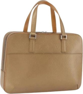 Louis Vuitton Pre-owned Canvas Handtas - Dames - Vintage Handtas - Bruin - ONE Size - Vintage