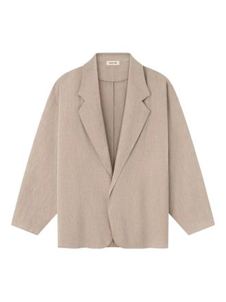 Fear of God California unlined blazer - men - Virgin Wool/Cotton - M - Neutrals
