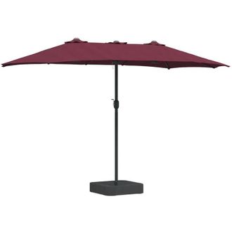 vidaXL Parasol De Jard&iacute;n Rojo Burdeos 385 X 209 X 244 Cm Tela Vidaxl