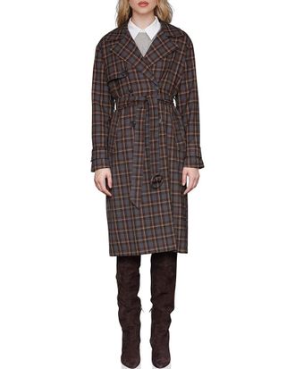 Avec Les Filles Relaxed Trench Coat