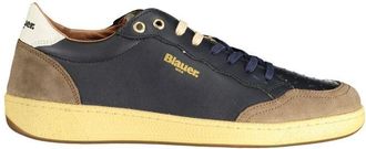 Blauer Mens Leather Sneakers Usa Model - Dark Blue - Size EU 44