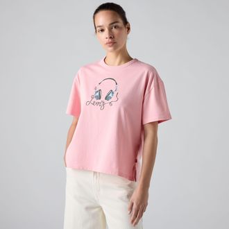 Levi's Graphic Vintage Tee - Womens - XL - Red
