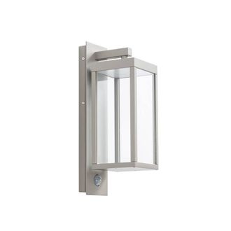 Lucande L&aacute;mpara de pared exterior de aluminio gris