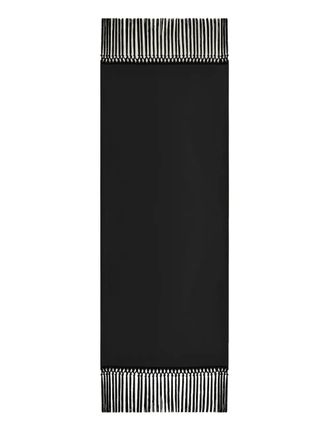 Taller Marmo Babe stola met franje afwerking - Zwart