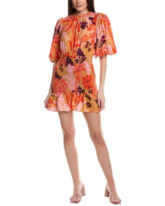 Farm Rio Farm Rio Jungle Panther Mini Dress