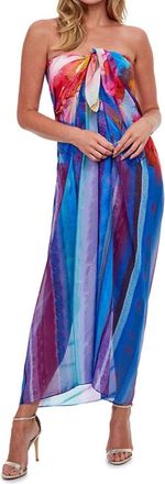 Gottex Full Length Pareo Cover Up In Got Italian Summer