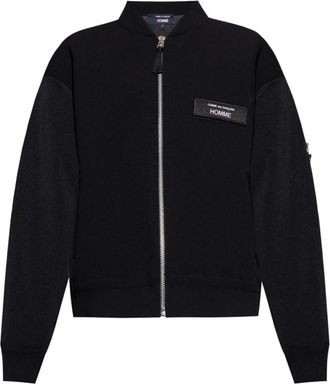Comme Des Garçons Black Front Zip Bomber