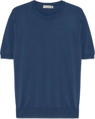Canali T-shirt in cotone - Blu