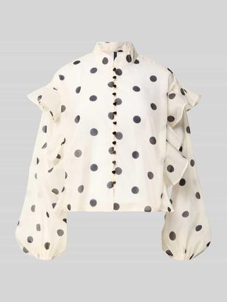 Vero Moda Regular Fit Schluppenbluse mit R&uuml;schen Modell DOROTHY in Offwhite, Gr&ouml;&szlig;e XL