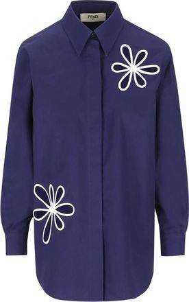 Fendi Flower-cutout Shirt