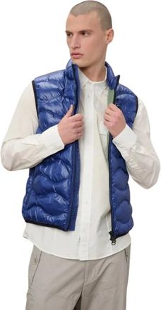 Blauer Danny Wave Mouwloze Vest - Heren - Bodywarmers - Blauw - 2XL - Leer - Jassen