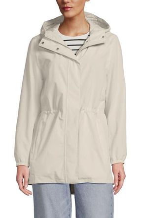 Lands End Squall Packable Waterproof Raincoat in Ivory Latte at Nordstrom, Size X-Large P