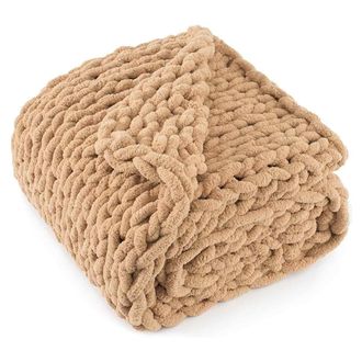 OEM Manta De Punto Grueso, Manta Voluminosa Para Sof&aacute;, Tapete Extragrande Para Silla, Hecha A Mano, 39 X 47 Pulgadas