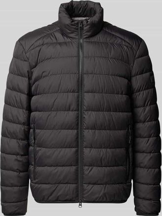 Marc O'Polo Steppjacke mit Label-Patch in Black, Größe XXXL