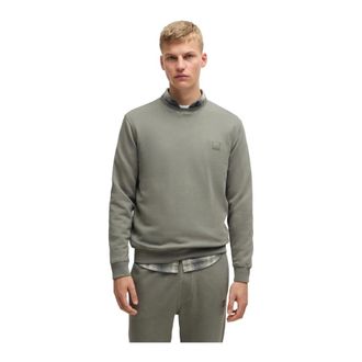HUGO BOSS Heren, Sweatshirts & Hoodies, Groen, Maat: 6XL Katoen