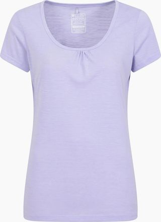 Mountain Warehouse Womens Mountain Warehouse Womens/Ladies Agra Quick Dry T-Shirt - Purple - Size: 10