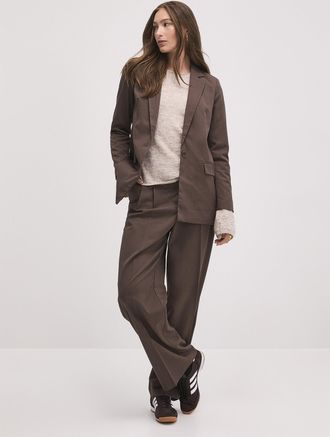 Vero Moda Womens Wide-leg pleated dress pant