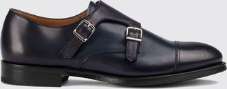 Doucal's Scarpa Monk Strap in pelle di vitello liscia con doppia fibbia