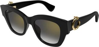 Cartier Authentieke Bril met Topkwaliteit - unisex - Zonnebrillen - Zwart - 52 MM - Accessoires