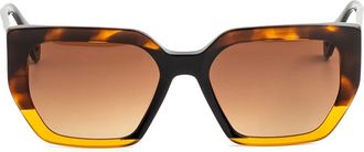 Gigi Studios Occhiali da sole con effetto tartarugato - Marrone