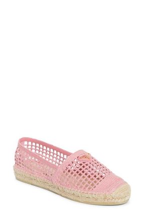 Prada Crochet Espadrille in Begonia at Nordstrom, Size 10Us