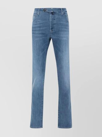 Incotex denim straight-leg trousers