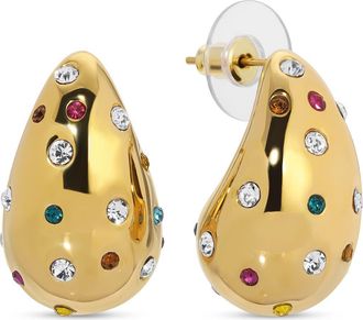 Eye Candy Los Angeles Cloud Cubic Zirconia Drop Earrings in Gold at Nordstrom Rack