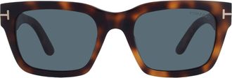 Tom Ford Blue Rectangular Mens Sunglasses FT1333 53V 55
