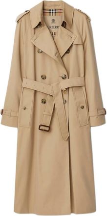 Burberry Dames, Mantels, Beige, Maat: XS Katoen