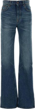 Chlo&eacute; Straight-leg Jeans - Dames - Flared Jeans - Blauw - W26 - Katoen - Jeans