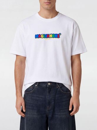 Magliano Relaxed Fit Cotton Crew-Neck T-Shirt with Contrasting Logo