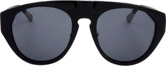 Linda Farrow KRIS VAN ASSCHE KVA35 C1 Mens Sunglasses Black Size 56