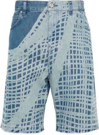 Loewe Shorts denim con applicazione - Blu