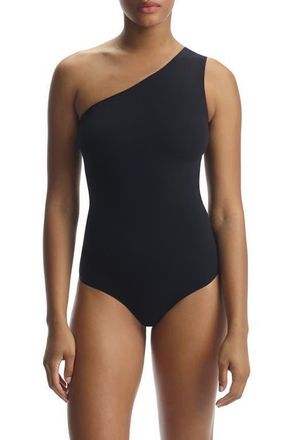 Commando Ballet Body One-Shoulder Bodysuit in Black at Nordstrom
