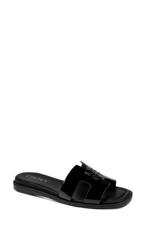 DKNY Columba Slide Sandal in Black at Nordstrom, Size 7.5
