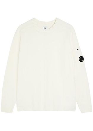 C.P. Company Cotton Jumper - White - XL