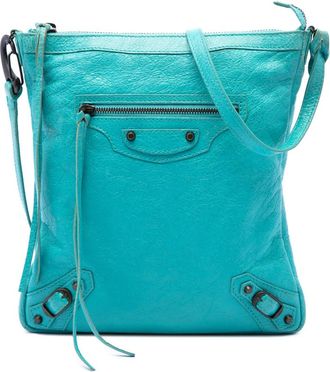 Balenciaga Pre-owned Balenciaga Lambskin Motocross Classic Flat Crossbody Ladies NYF3LQ6BJMGZ6419