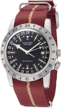 Glycine Airman Vintage The Chief Purist Automatic Black Dial Unisex Watch GL0474