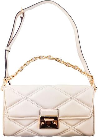Michael Kors Beige Leather Shoulder Womens Bag