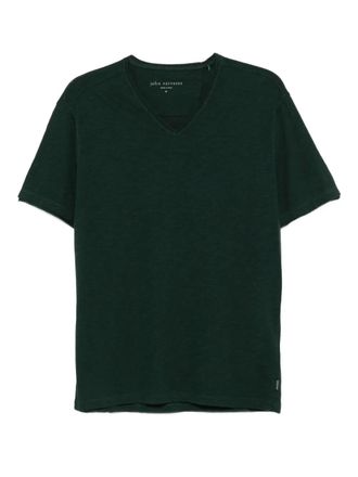 John Varvatos T-shirt Miles con scollo a V - Nero
