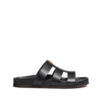 Valentino Garavani Slippers - Heren - Sandalen - Zwart - 40 EU - Schoenen