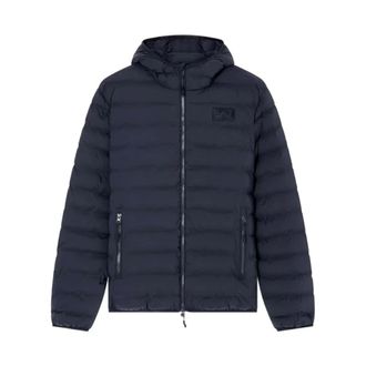 Emporio Armani Winter Jackets, male, Blue, L, Bomber Jacket