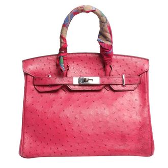 Herm&egrave;s Pink Ostrich 2004 Birkin 30